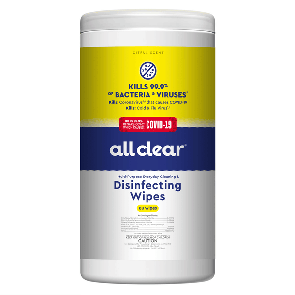 Disinfecting Wipes 80 count Canister