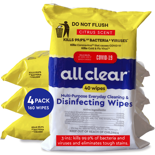 Disinfecting Wipes Travel, 40 count each, Value Pack Bundle