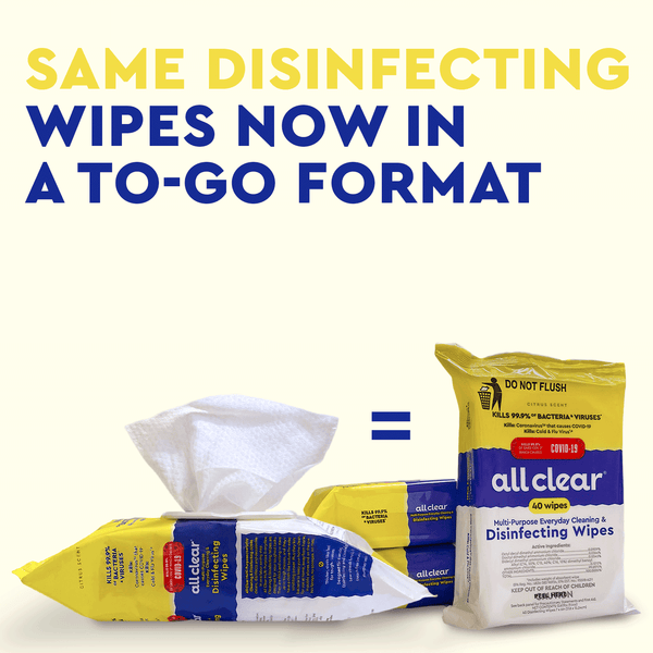 Disinfecting Wipes Travel, 40 count each, Value Pack Bundle