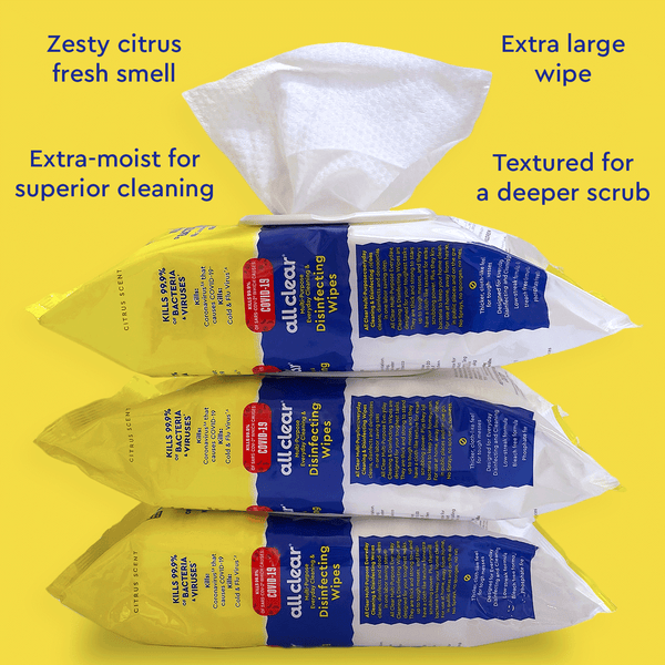 Disinfecting Wipes 80 count each, Value Pack Bundle